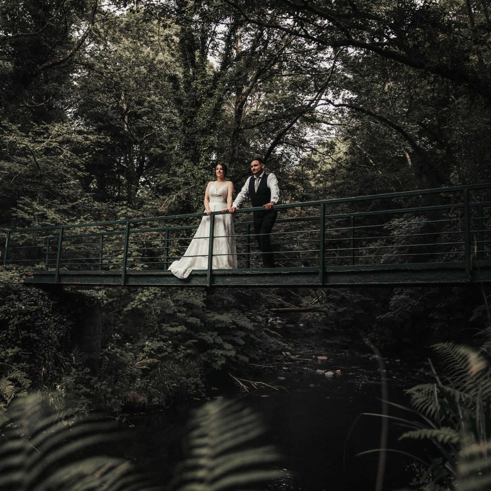 Married-Couple-On-Bridge-North-Wales